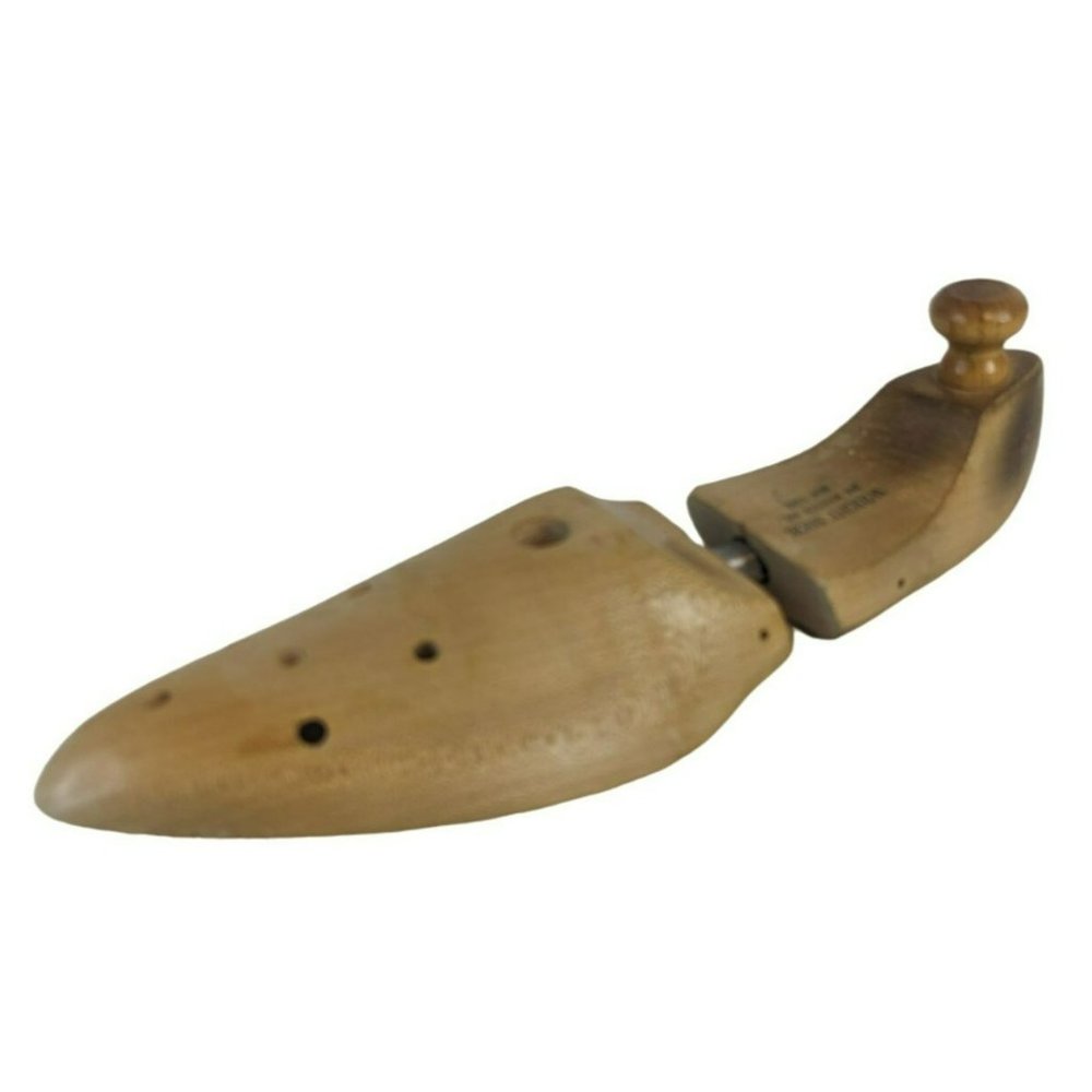 Vintage Wright Shoe of NY Wooden Left Shoe Tree Stretcher with Knob Size 9/2